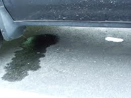 water under car