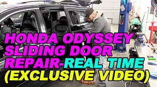 Odyssey Sliding Door Repair Real Time Exclusive Video