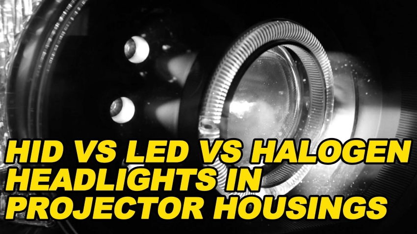 halogen projector vs hid projector