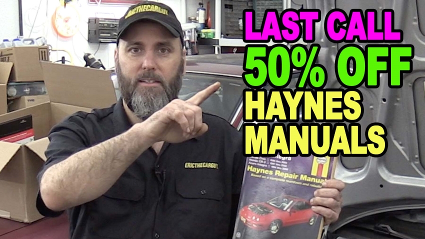 Last Call 50 off Haynes Manuals